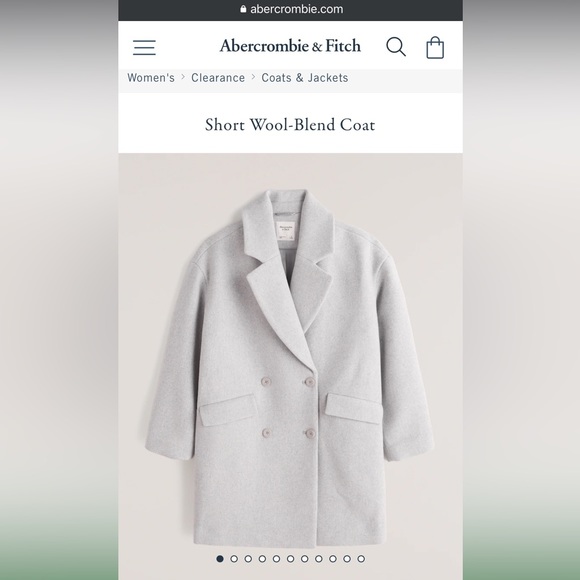 Abercrombie Wool Coat - Picture 5 of 5